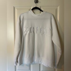 Six Stories White Bride Sweatshirt